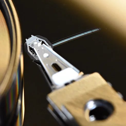 Hard drive platter scratch