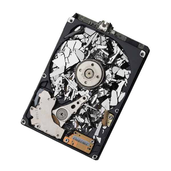 Smashed Hard Drive